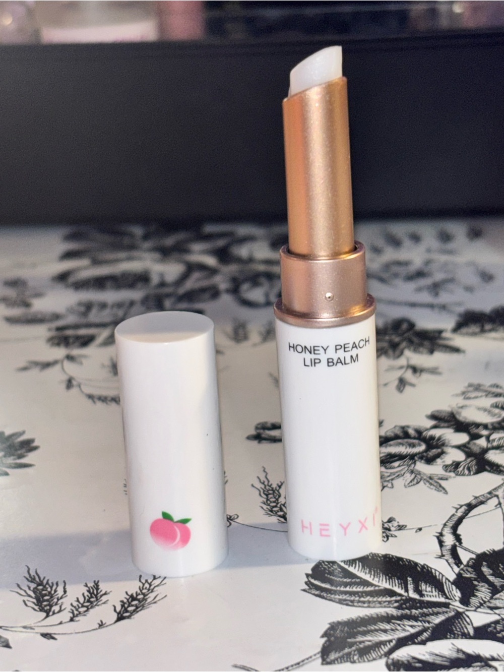 Honey peach lip balm